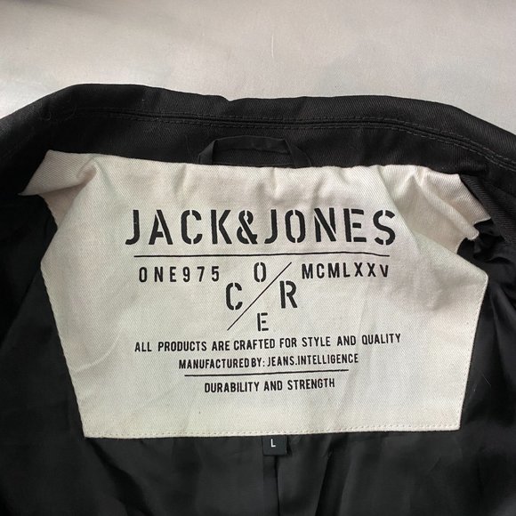 Jack & Jones Men's Blazer (Black) - Picture 11 of 13